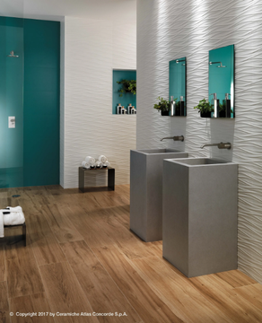 WIND - White-paste 3D Wall Cladding by Atlas Concorde - view 3